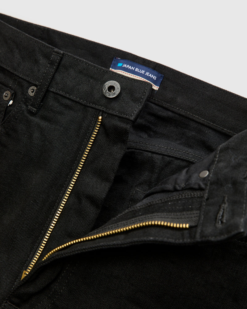 J514 14oz Black Selvedge Denim - Loose Straight Fit