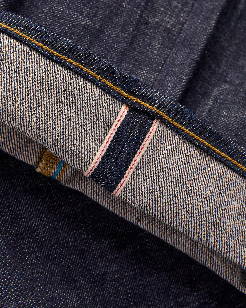 J504 "African Cotton" 12.5oz Indigo Selvedge Denim - Loose Straight Fit