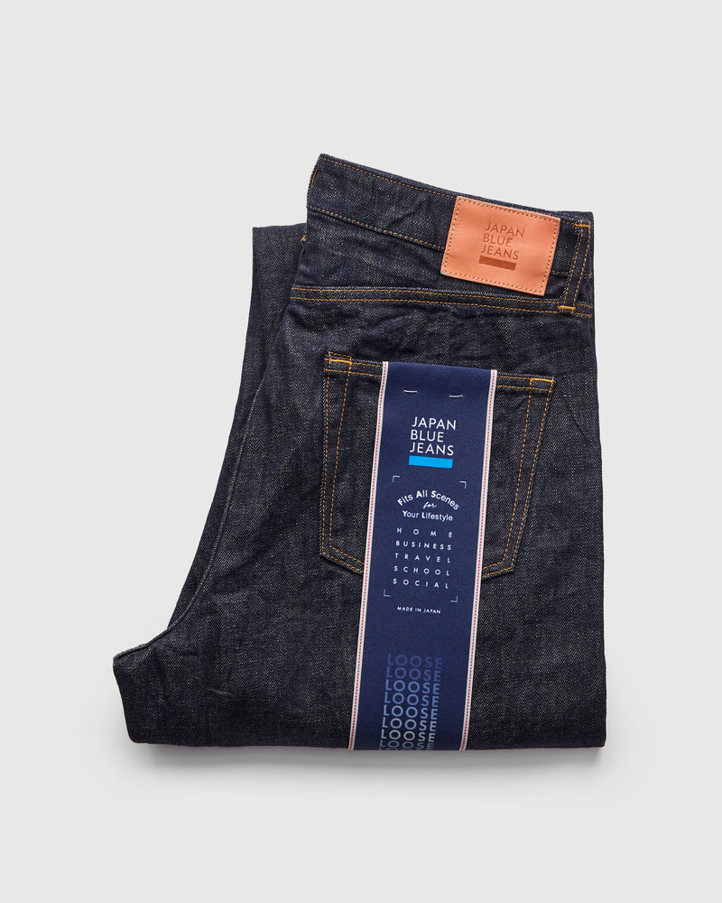 J504 "African Cotton" 12.5oz Indigo Selvedge Denim - Loose Straight Fit