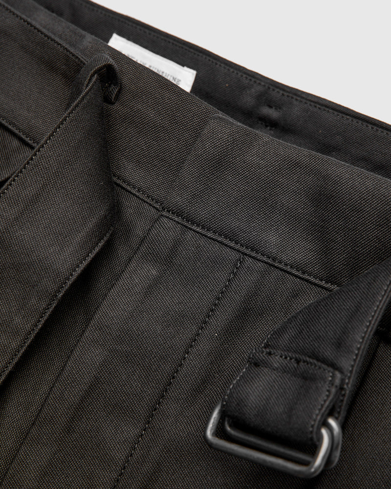 Belted Riviera Pants in Black
