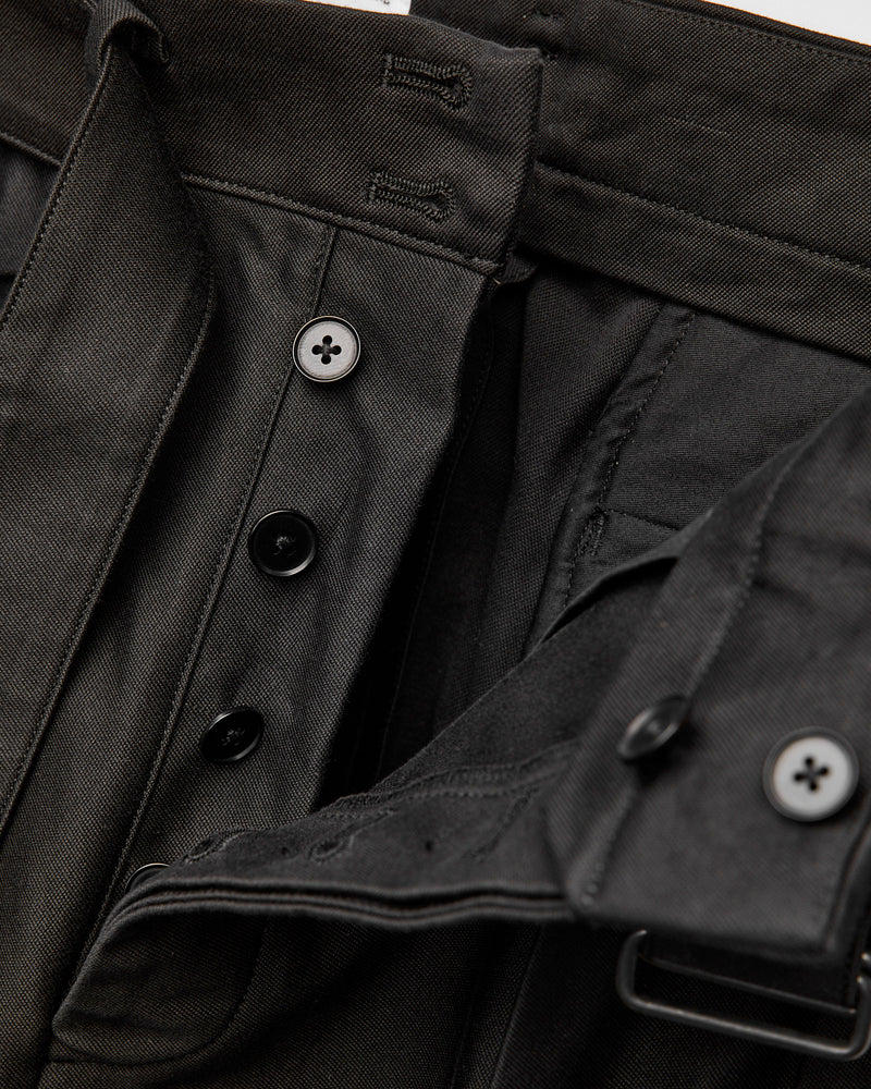 Belted Riviera Pants in Black