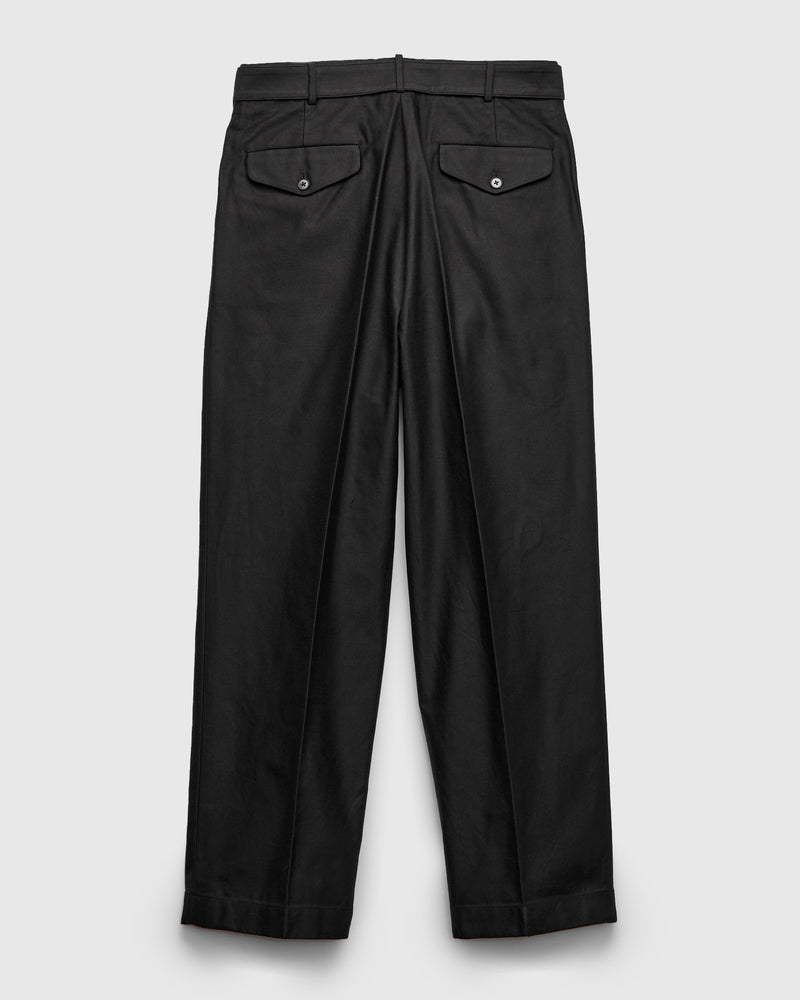 Belted Riviera Pants in Black