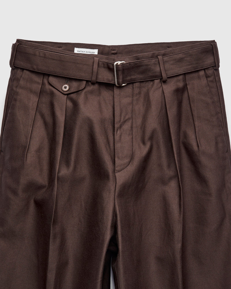 Belted Riviera Pants in Brown