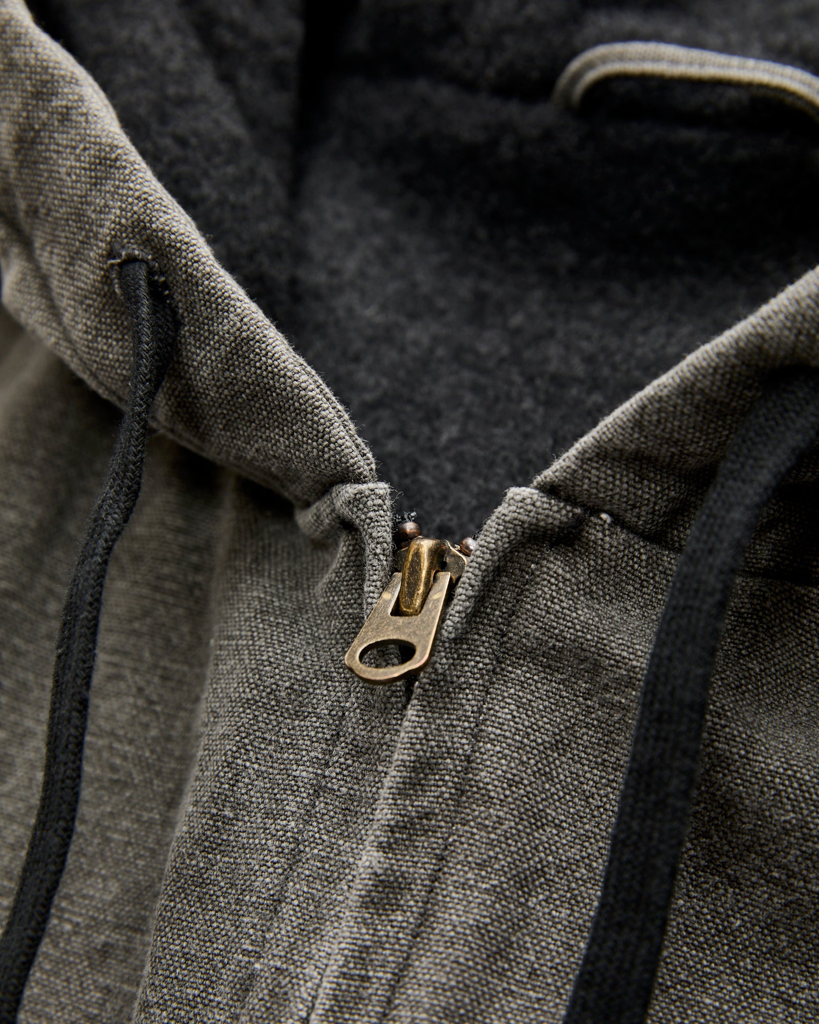 Cotton Hemp Hoody Jacket in Sumi – Blue Owl Workshop