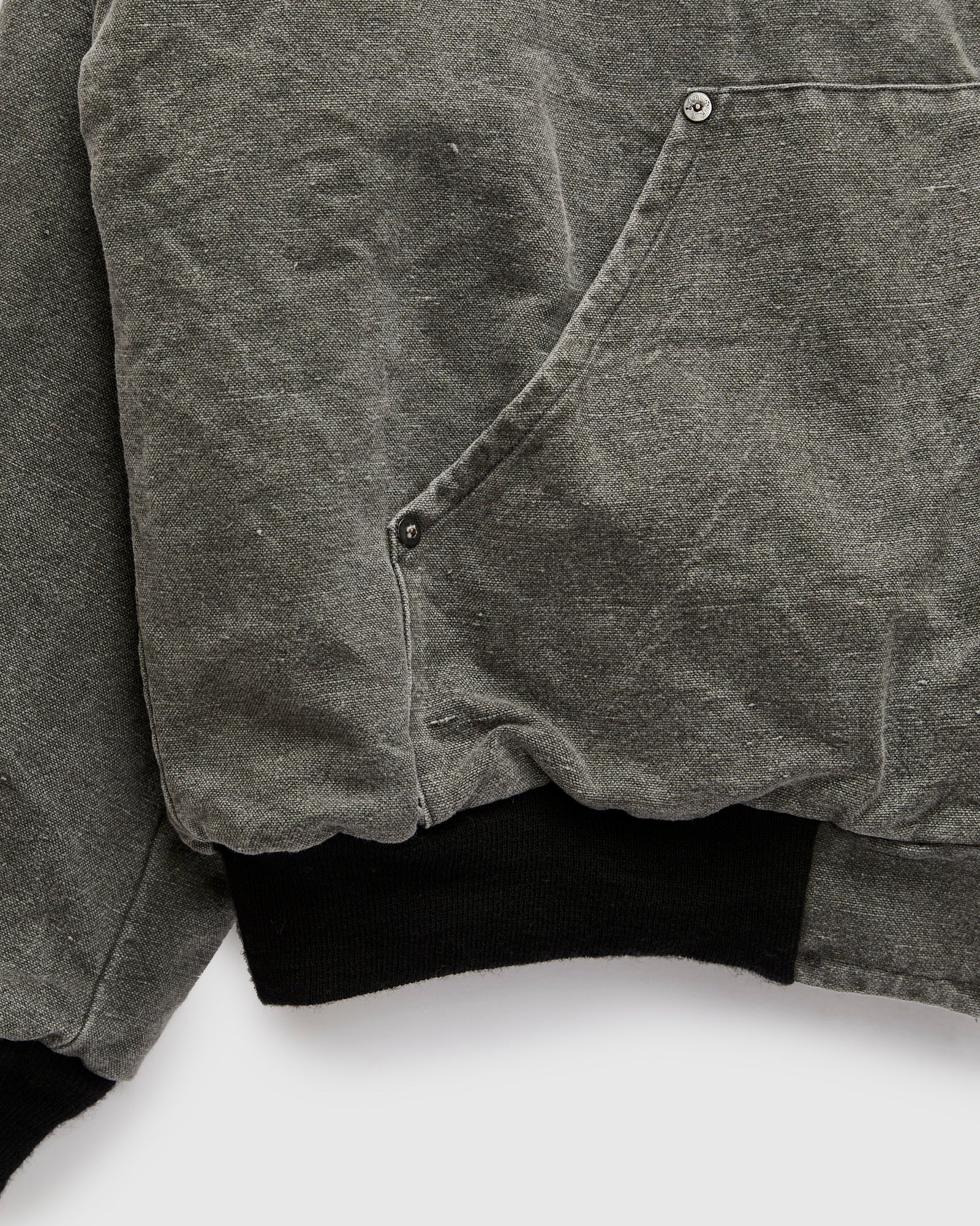 Cotton Hemp Hoody Jacket in Sumi – Blue Owl Workshop