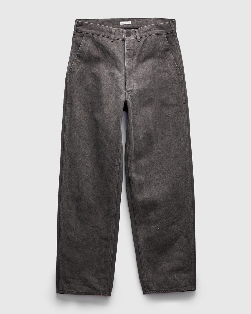 Cotton Hemp Painter Pants in Sumi