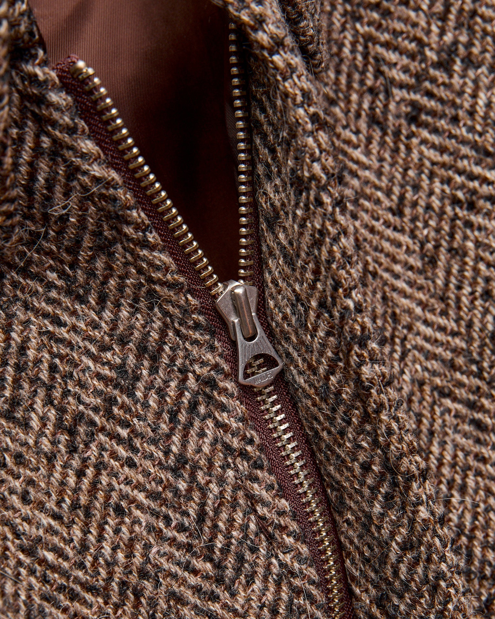 Flight Jacket in Brown Herringbone – Blue Owl Workshop