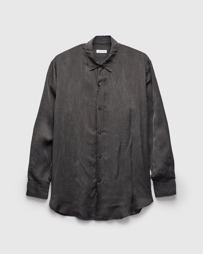 Cupra Button-Up Shirt Charcoal Stripe