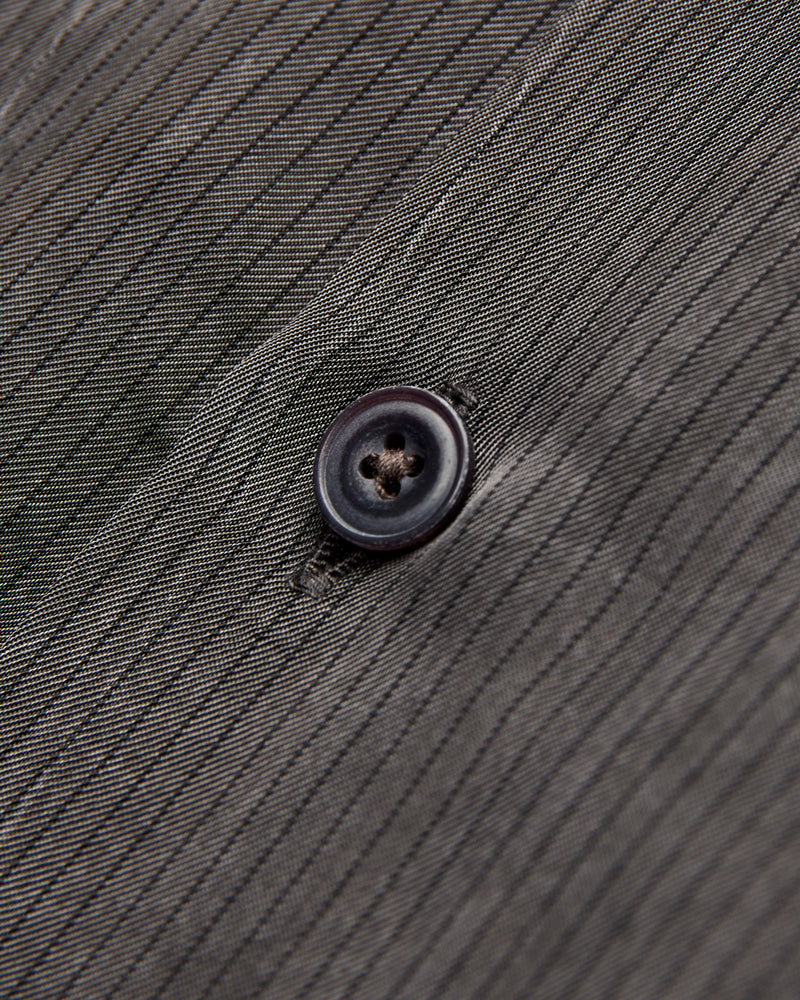 Cupra Button-Up Shirt Charcoal Stripe