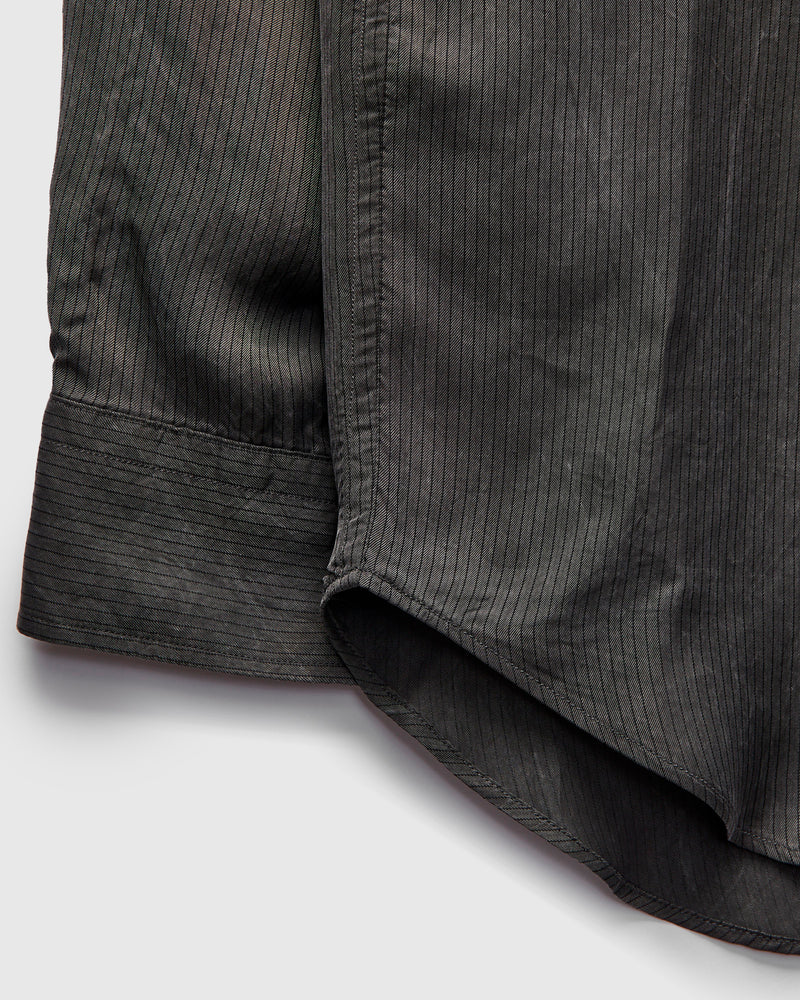 Cupra Button-Up Shirt Charcoal Stripe