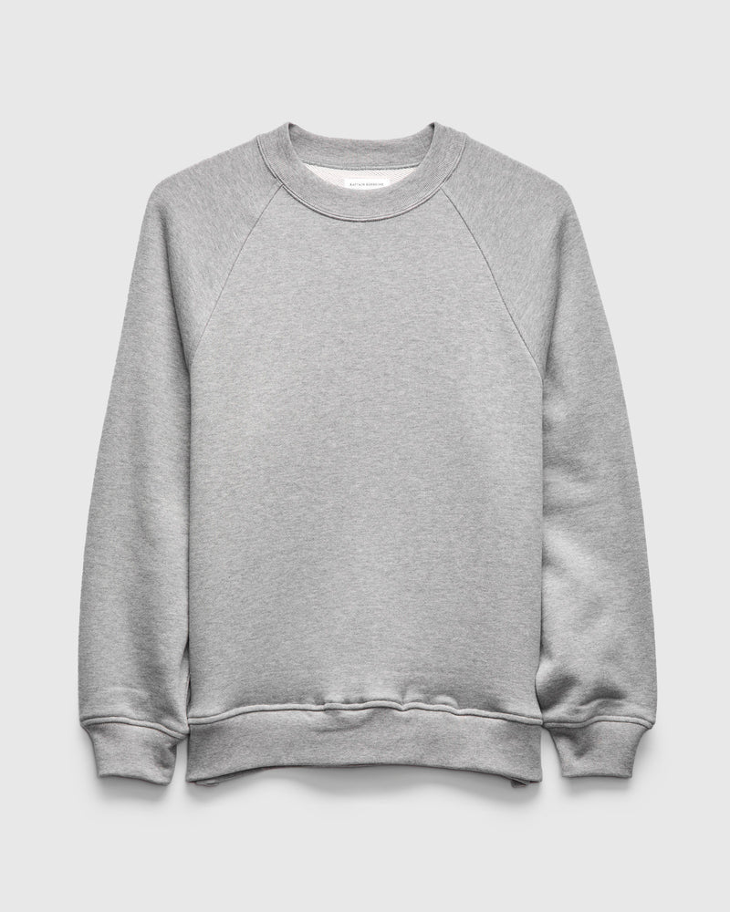 Suvin Crewneck Pullover in Feather Grey