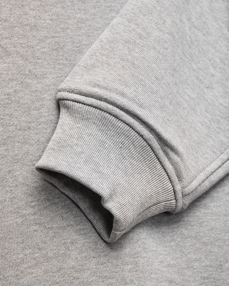 Suvin Crewneck Pullover in Feather Grey