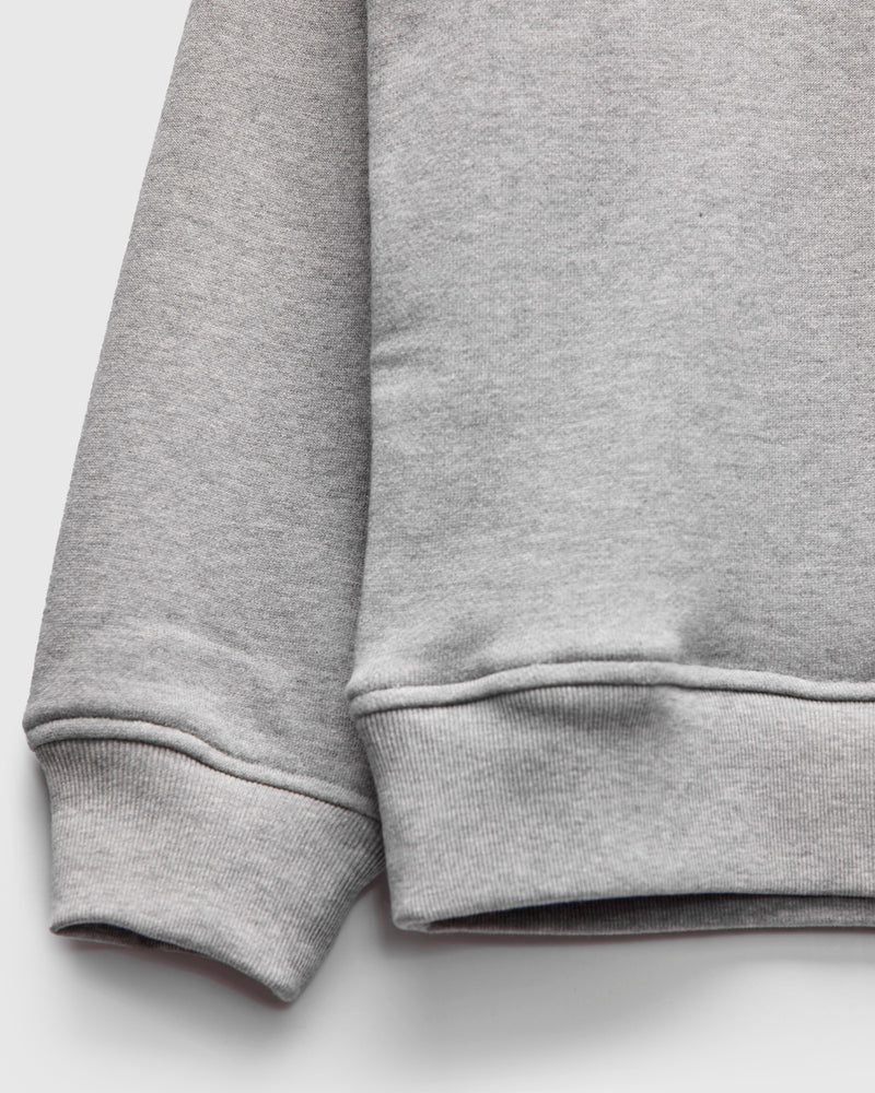 Suvin Crewneck Pullover in Feather Grey