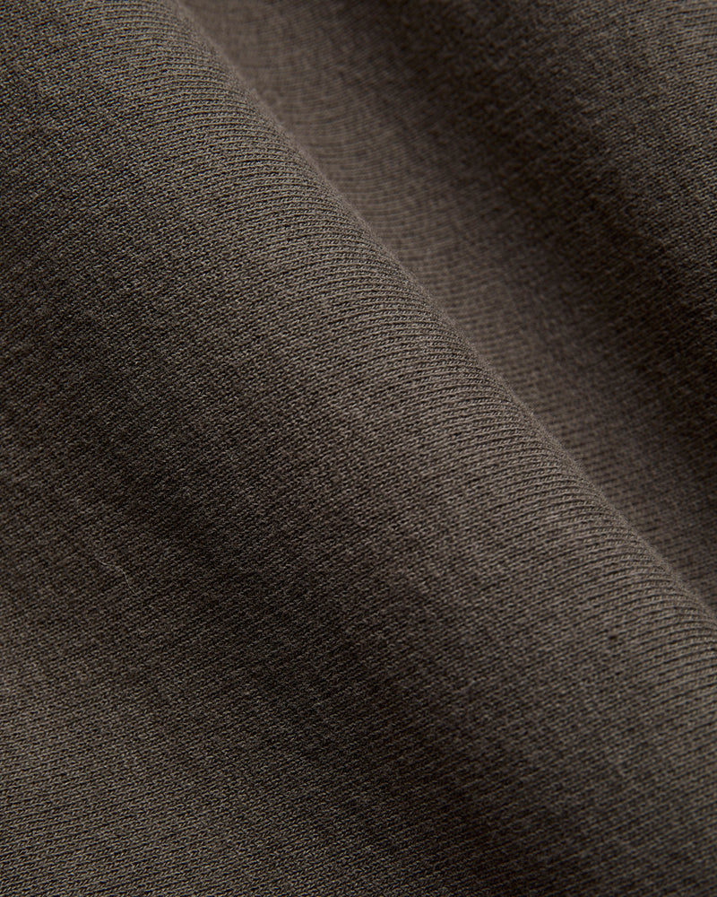 Heavy Crewneck Pullover in Fade Black