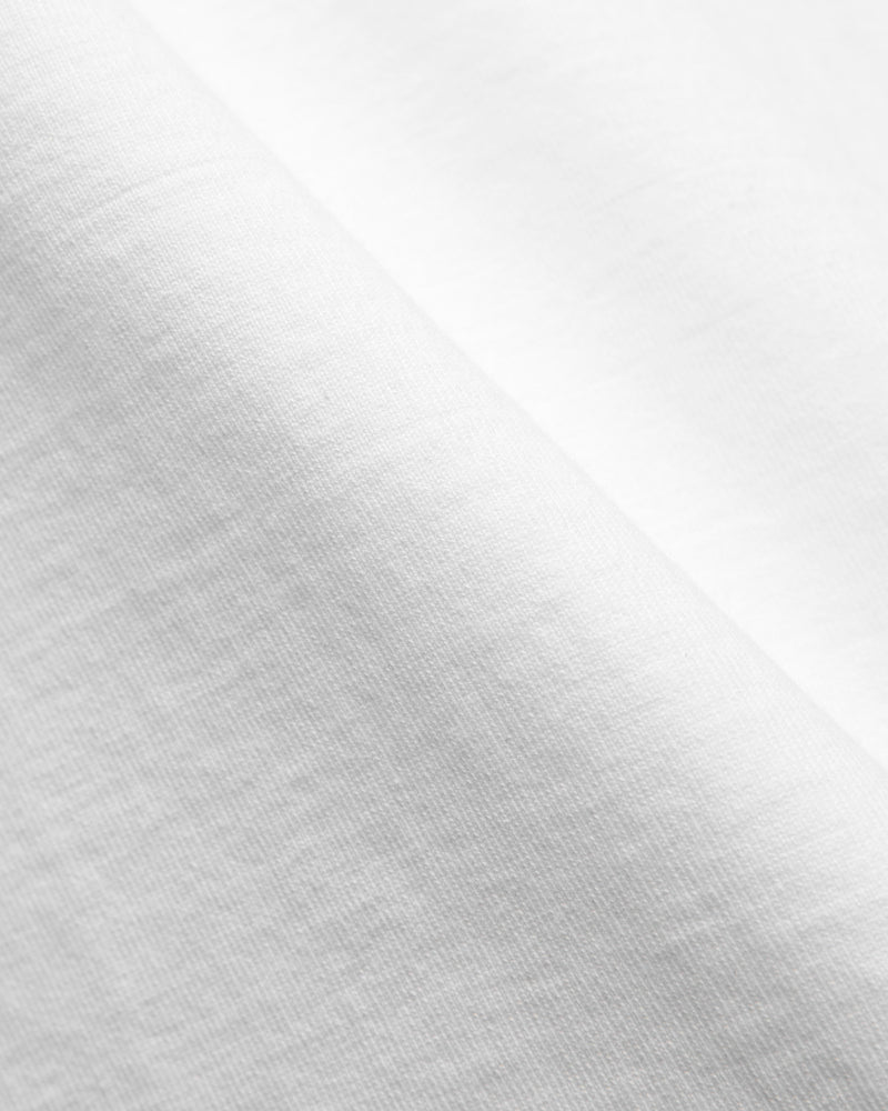 Suvin Supima Tube Half Sleeve T-Shirt in Off White