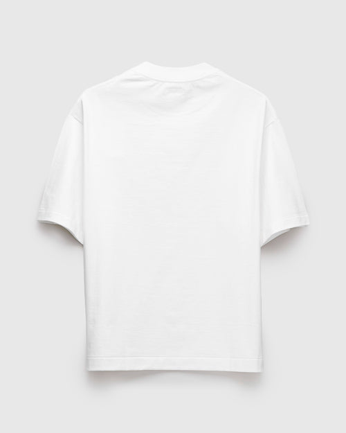 Suvin Supima Tube Half Sleeve T-Shirt in Off White