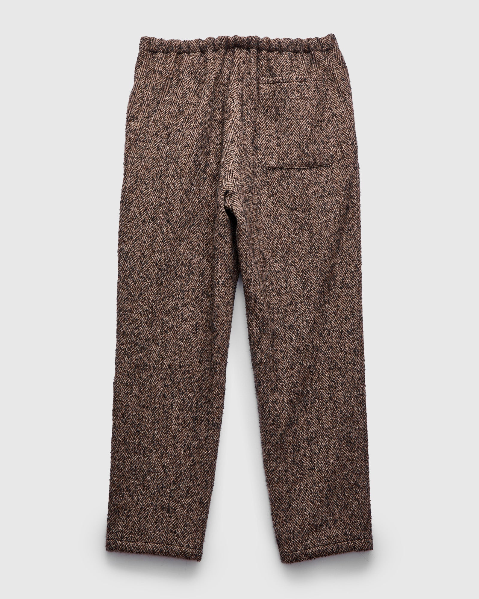 Walk Easy Trouser in Brown Herringbone – Blue Owl Workshop
