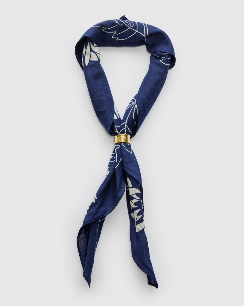 Bandana Ring in Brass