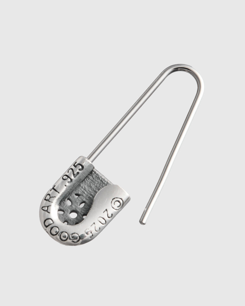 Safety Pin Earring in Sterling Silver