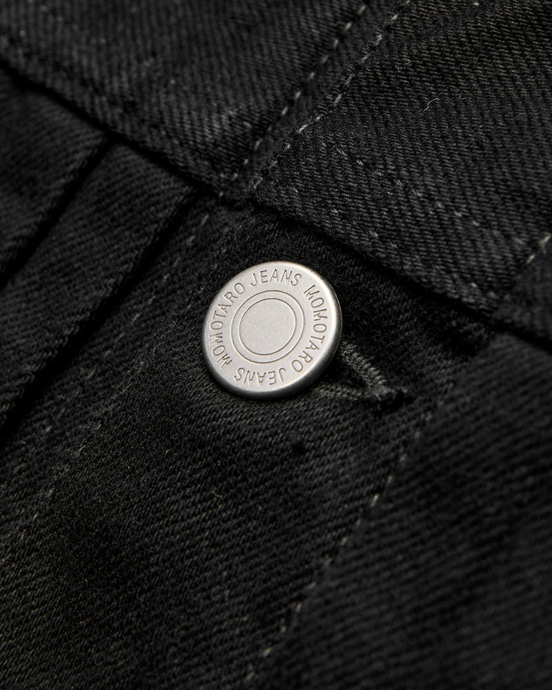 MMGJ6001 "Kyoto Montsuki" 15oz Black Selvedge Denim Type-1 Jacket