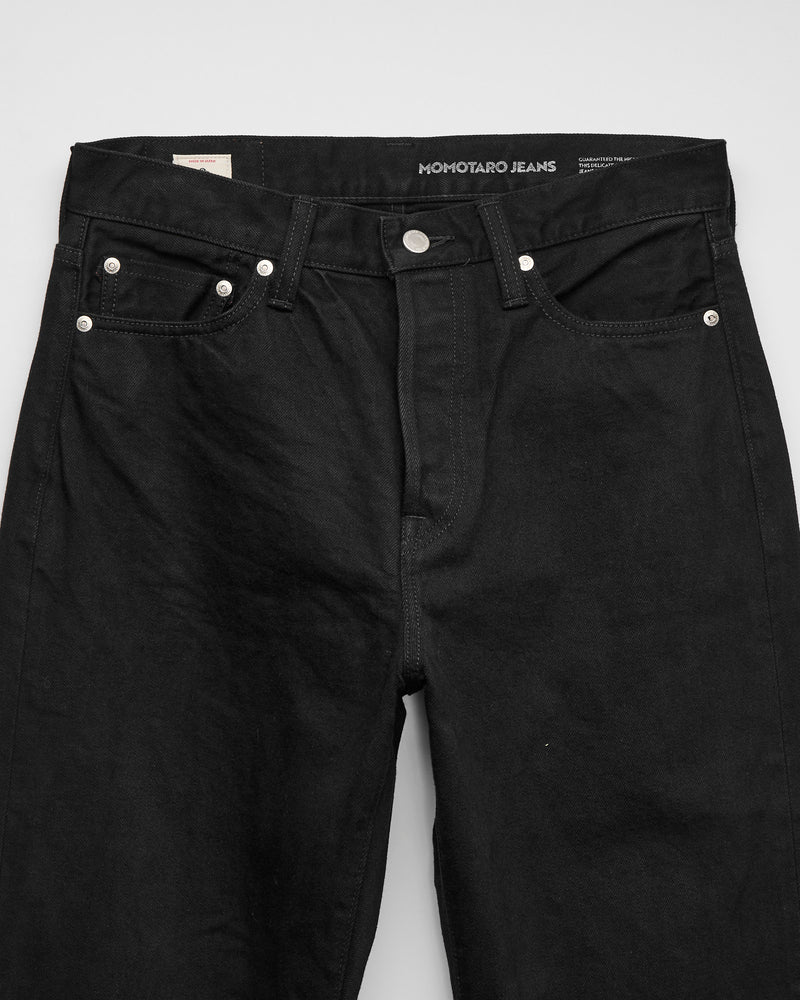 MMJE6401 "Kyoto Montsuki" 15oz Black Selvedge Denim - Straight Fit