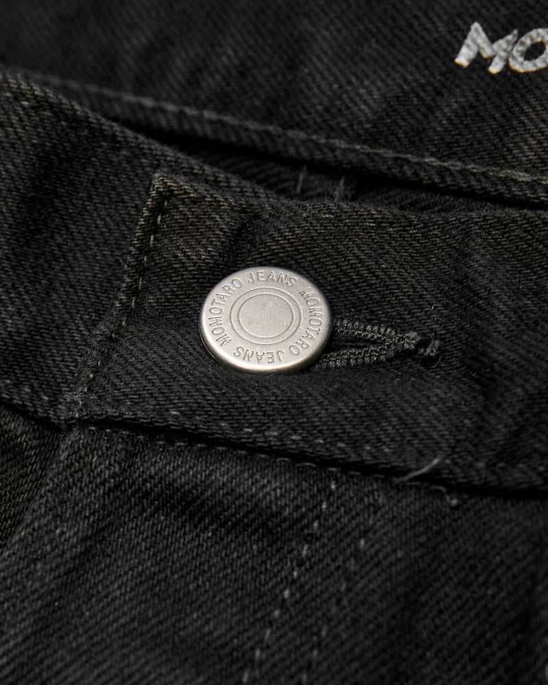 MMJE6401 "Kyoto Montsuki" 15oz Black Selvedge Denim - Straight Fit