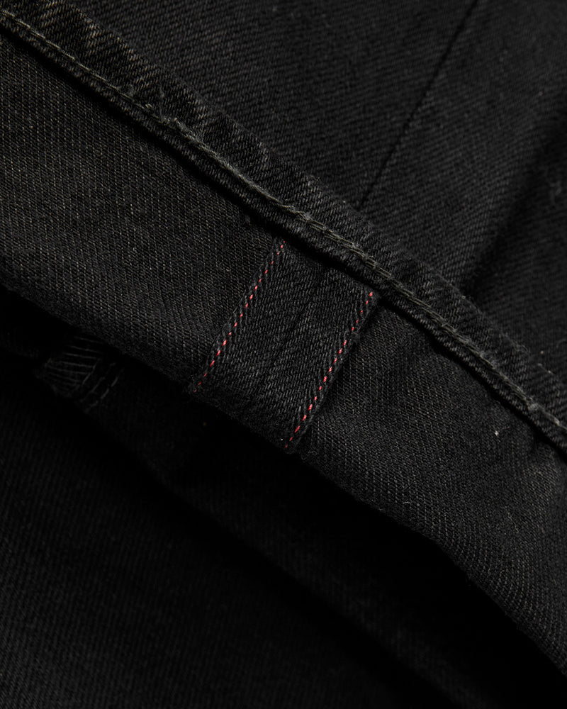 MMJE6401 "Kyoto Montsuki" 15oz Black Selvedge Denim - Straight Fit