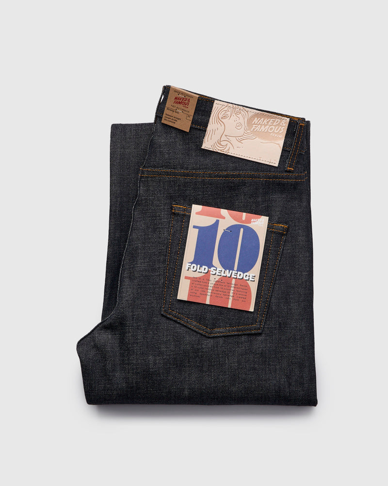 "10 Fold Selvedge" 14oz Selvedge Denim - Strong Guy Fit
