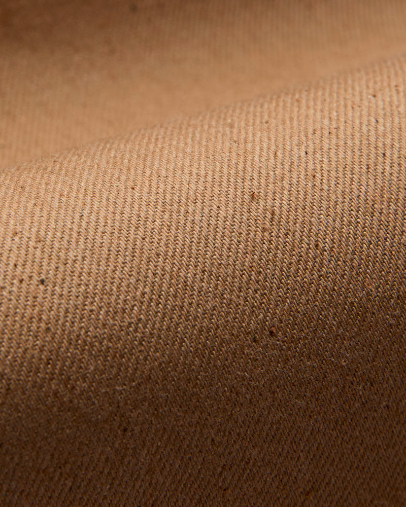 "Brown Fox" 13oz FoxFibre® Brown Selvedge Denim - Weird Guy Fit