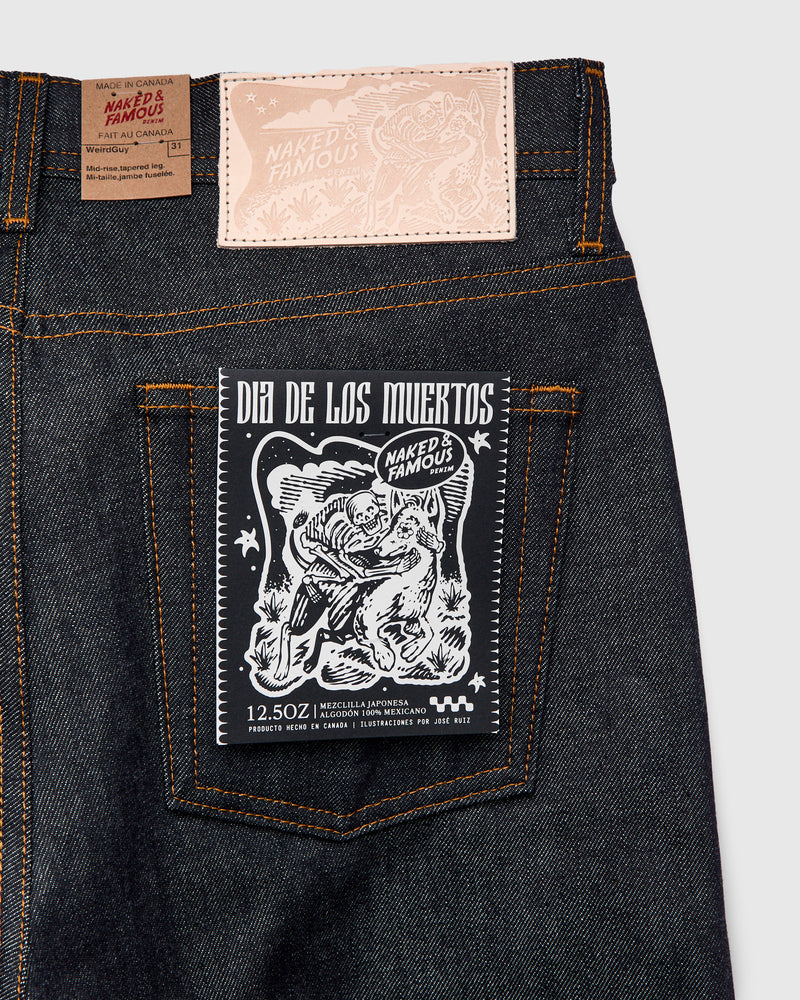 "Dia De Los Muertos Selvedge" 12.5oz Selvedge Denim - Weird Guy Fit