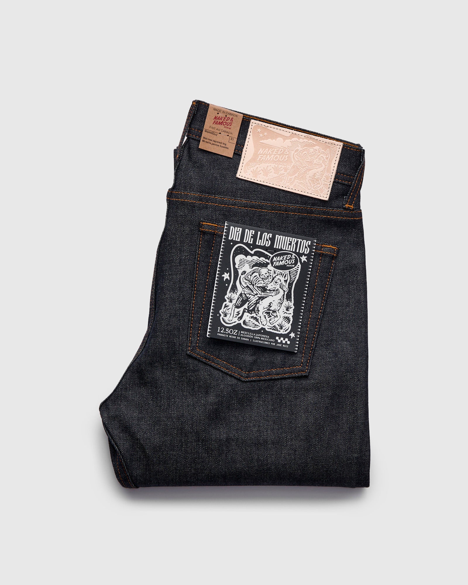 パンツ studs Remake denim auskou dinoworks TANUKI】TNK202ID IDxID Double Indigo 15oz Selvedge High