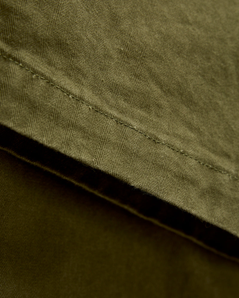 Herringbone Vintage Fit Fatigue Pants in Army