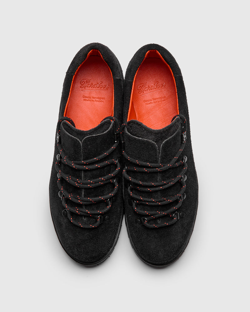 Clusaz Mountain Shoe in Velours Noir