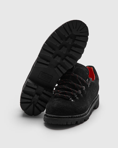 Clusaz Mountain Shoe in Velours Noir