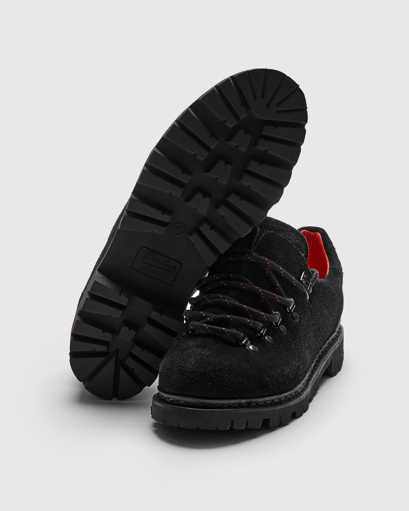 Clusaz Mountain Shoe in Velours Noir