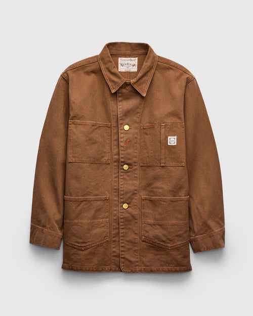 Duck Canvas Chore Coat in Brown