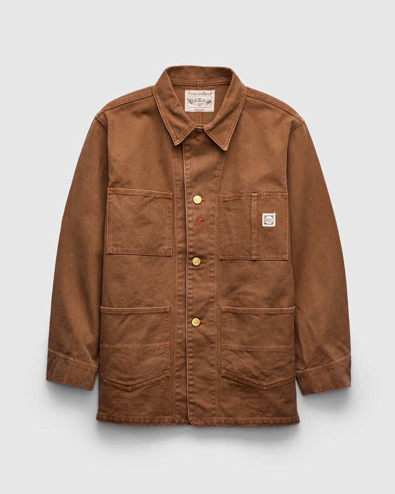 Duck Canvas Chore Coat in Brown