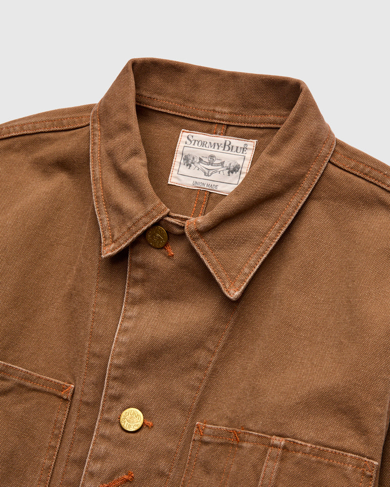 Duck Canvas Chore Coat in Brown