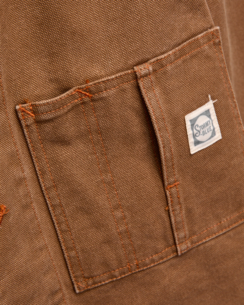 Duck Canvas Chore Coat in Brown