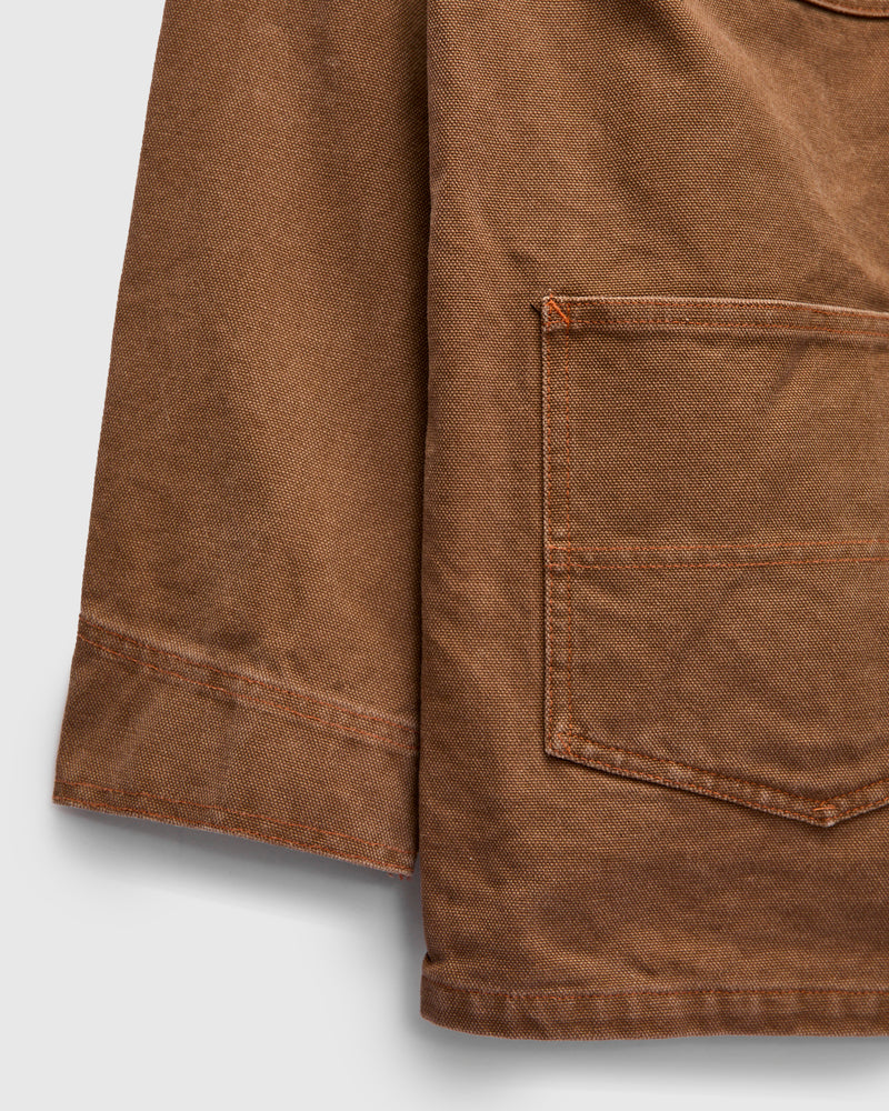 Duck Canvas Chore Coat in Brown