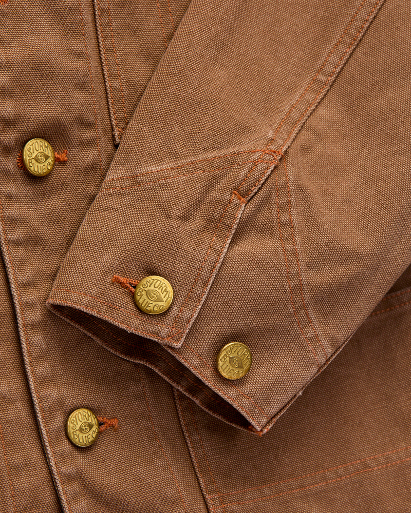 Duck Canvas Chore Coat in Brown