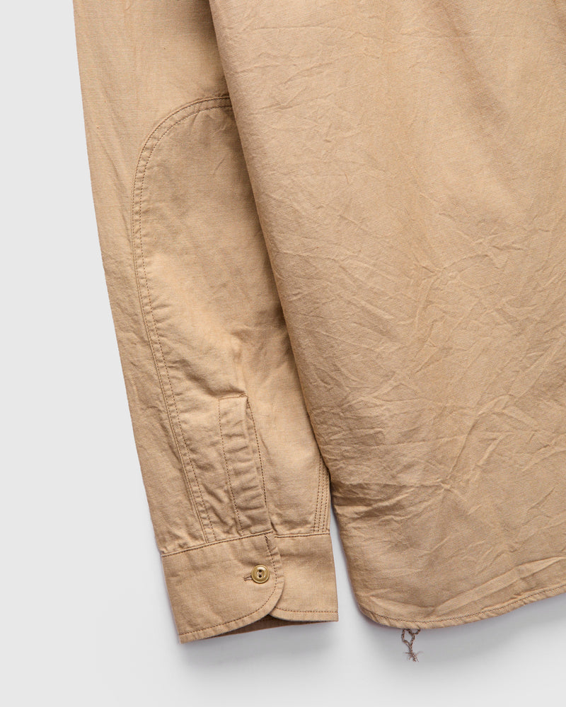 Selvedge Chambray Workshirt in Beige