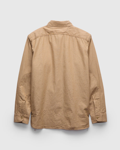 Selvedge Chambray Workshirt in Beige