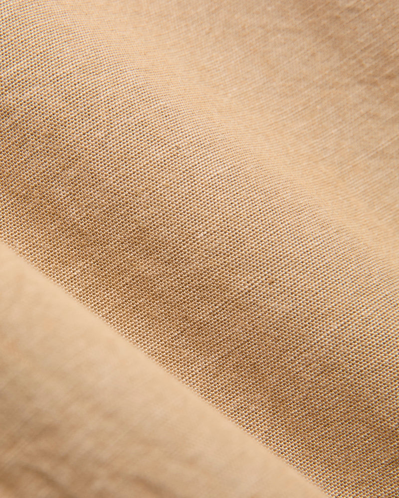 Selvedge Chambray Workshirt in Beige