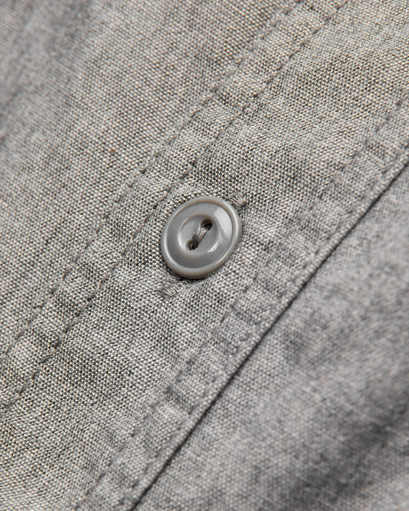 Selvedge Chambray Workshirt in Grey