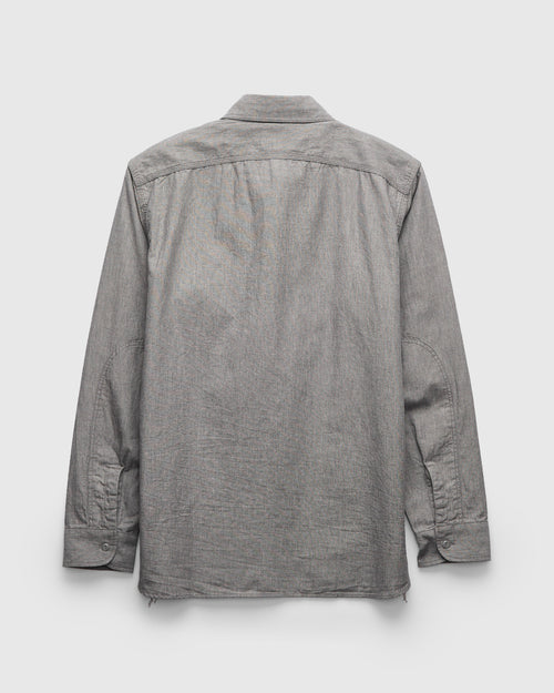 Selvedge Chambray Workshirt in Grey
