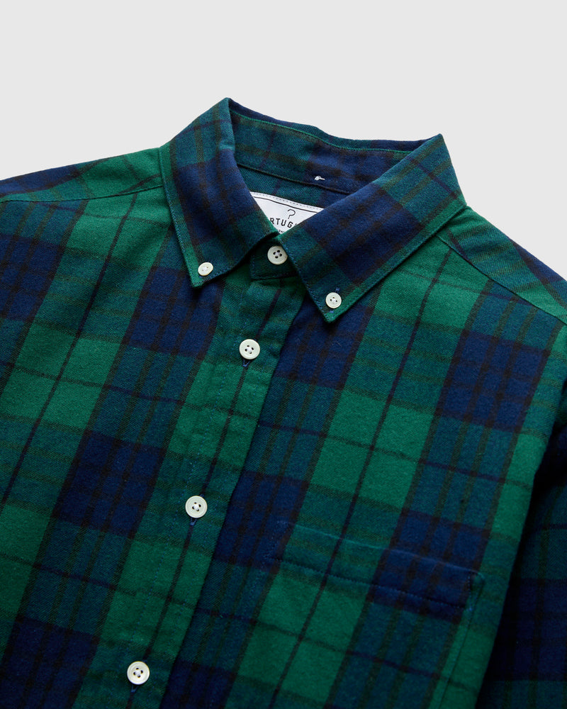 Bonfim Button-Up Shirt in Navy