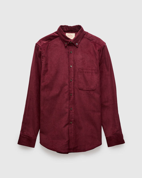 Lobo 2 Button-Up Shirt in Bordeaux