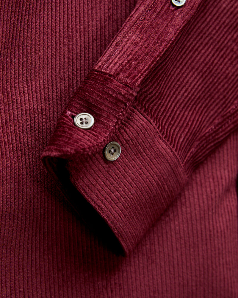 Lobo 2 Button-Up Shirt in Bordeaux