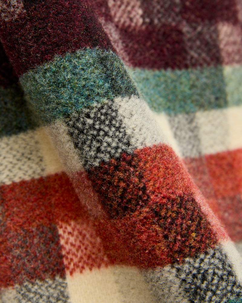 La Paz x Portuguese Flannel Check Overshirt in Atlantic